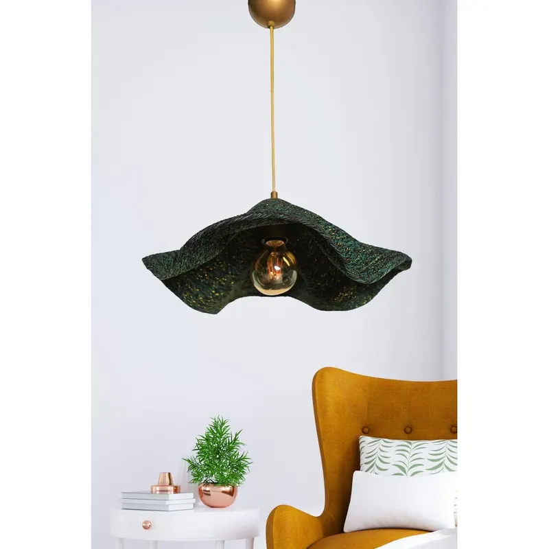 Lustra SP136 Chandelier, 44x44x54 cm - Kaki Negru Aur