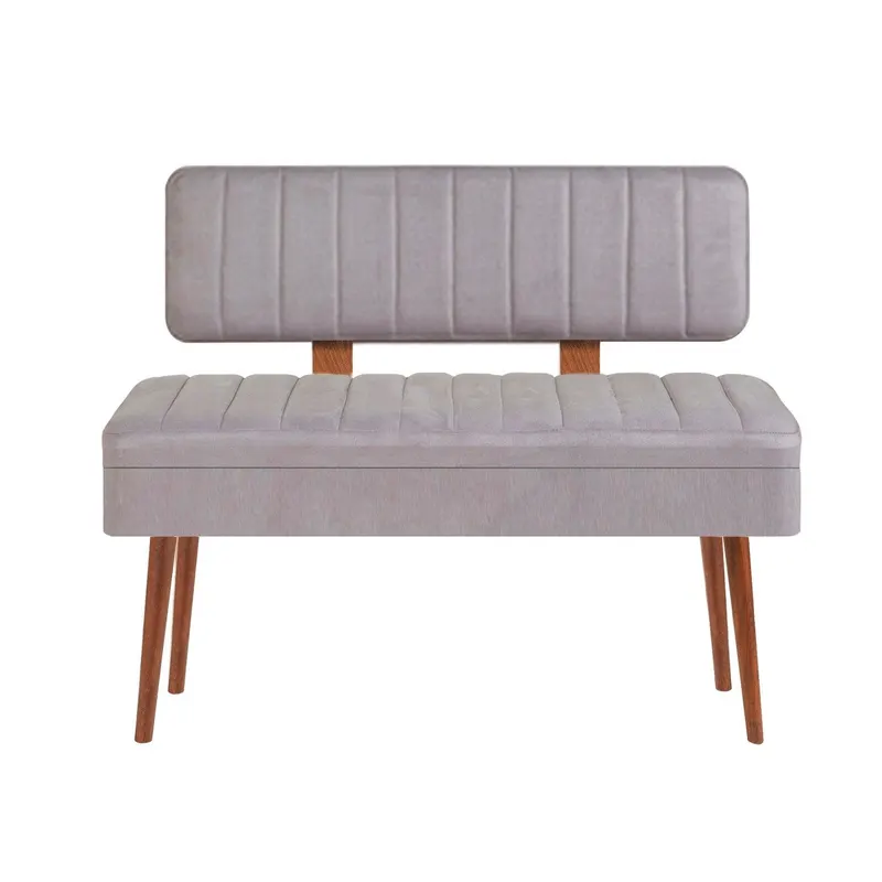 Taburet Banca Bucatarie Bench, 110x40x82.5 cm - Stejar Gri