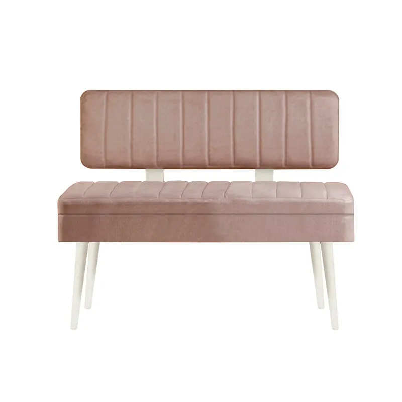 Taburet Banca Bucatarie Bench, 110x40x82.5 cm - Alb