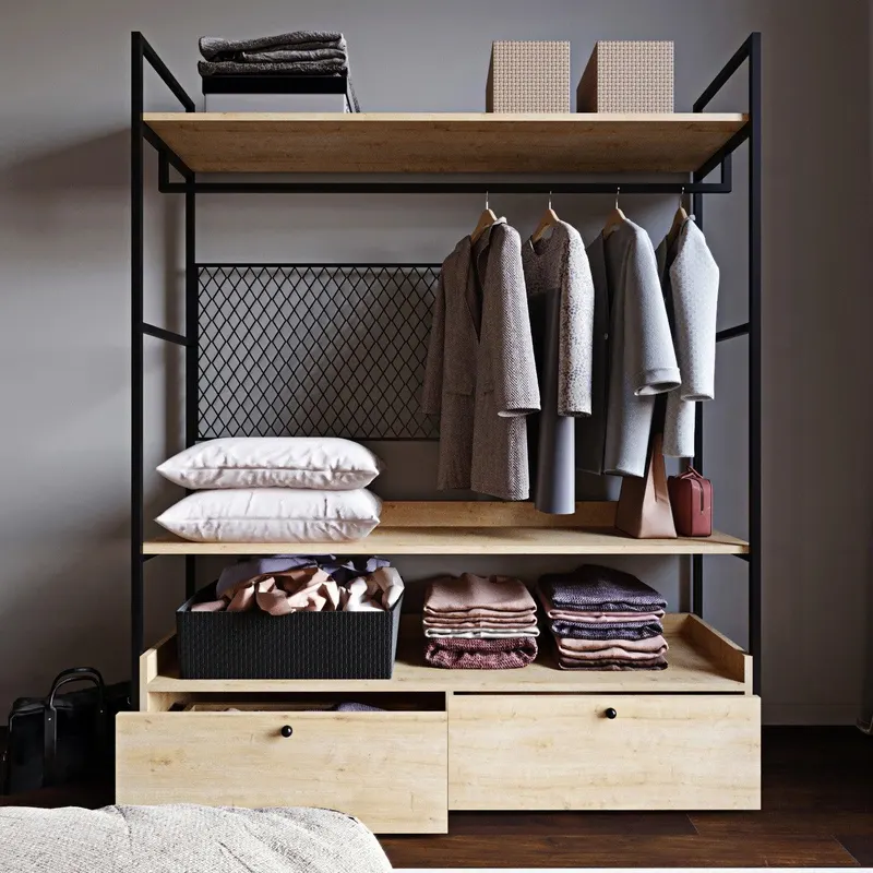 Suport/Stander Umerase Trend Fileli L605, Crem, 42x180x150 cm - Bej