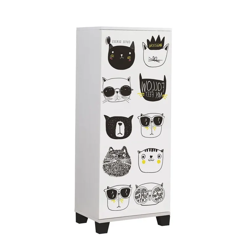 Pantofar Filinta Cats, Alb, 50x127x38 cm - Alb
