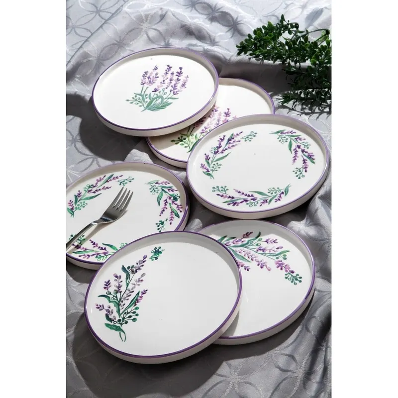 Set farfurii pentru desert   Tokyo Lavanta, Violet, 19 cm - Mov