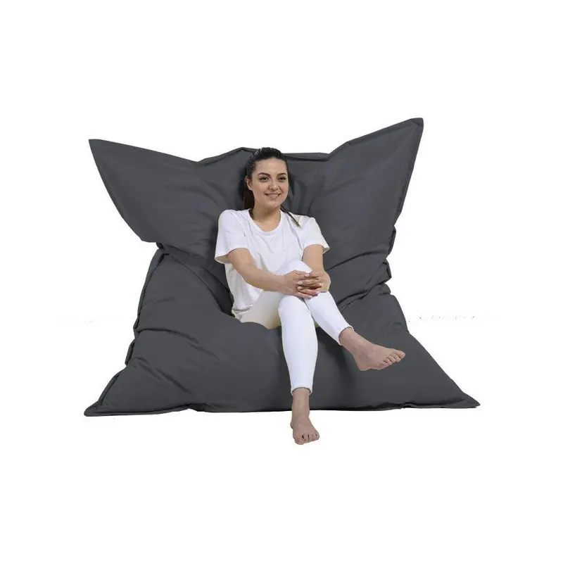 Saltea / Fotoliu Puf, Bean Bag Extra Arda, 180x140x30 cm - Negru