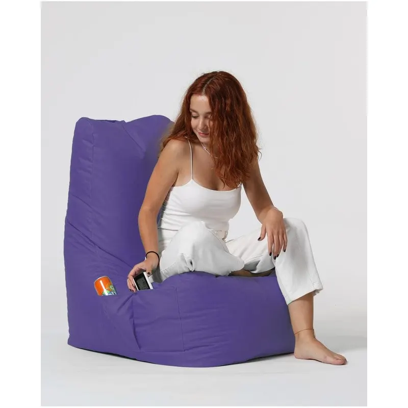 Fotoliu Puf tip Para Gradina, Garden Bean Bag Lounge, 60x90x35 cm - Violet