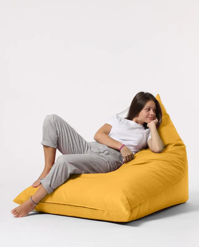 Fotoliu Bean Bag XL, Garden Bean Bag Borini, 145x90x35 cm - Galben
