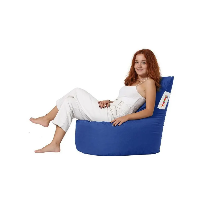 Fotoliu Puf tip Sac pentru Copii, Garden Bean Bag, 70x70x35 cm - Albastru