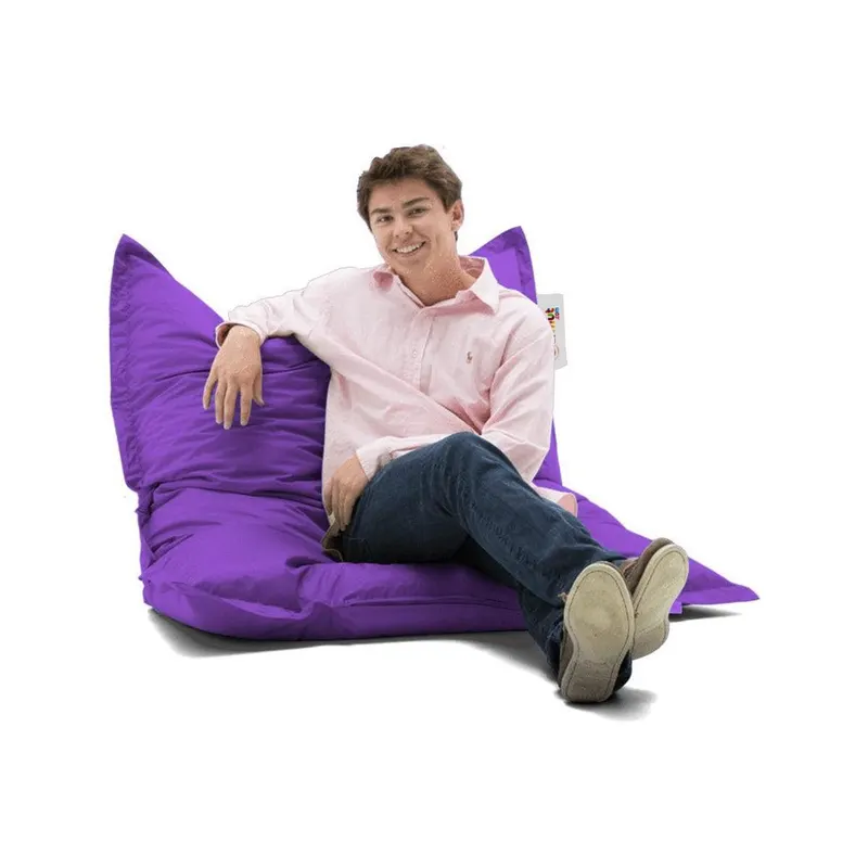Fotoliu Puf Gradina, Bean Bag, Ferndale, Textil impermeabil, 100x100x20 cm - Violet
