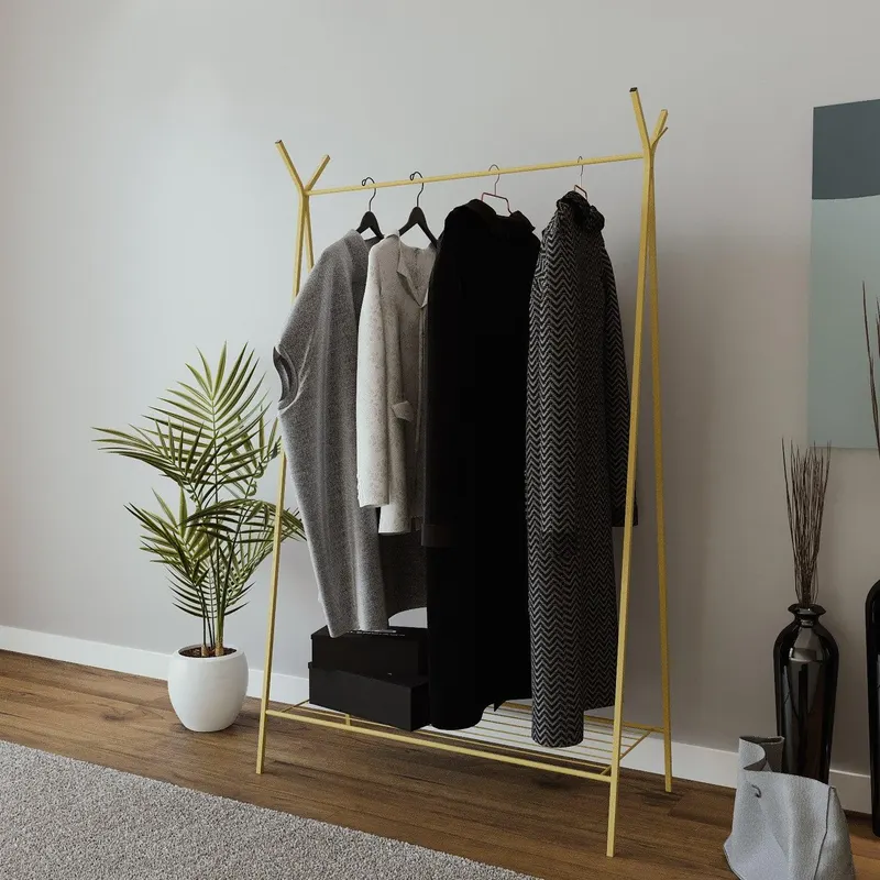 Suport/Stander Umerase Monza, Auriu, 120x150x35 cm - Auriu