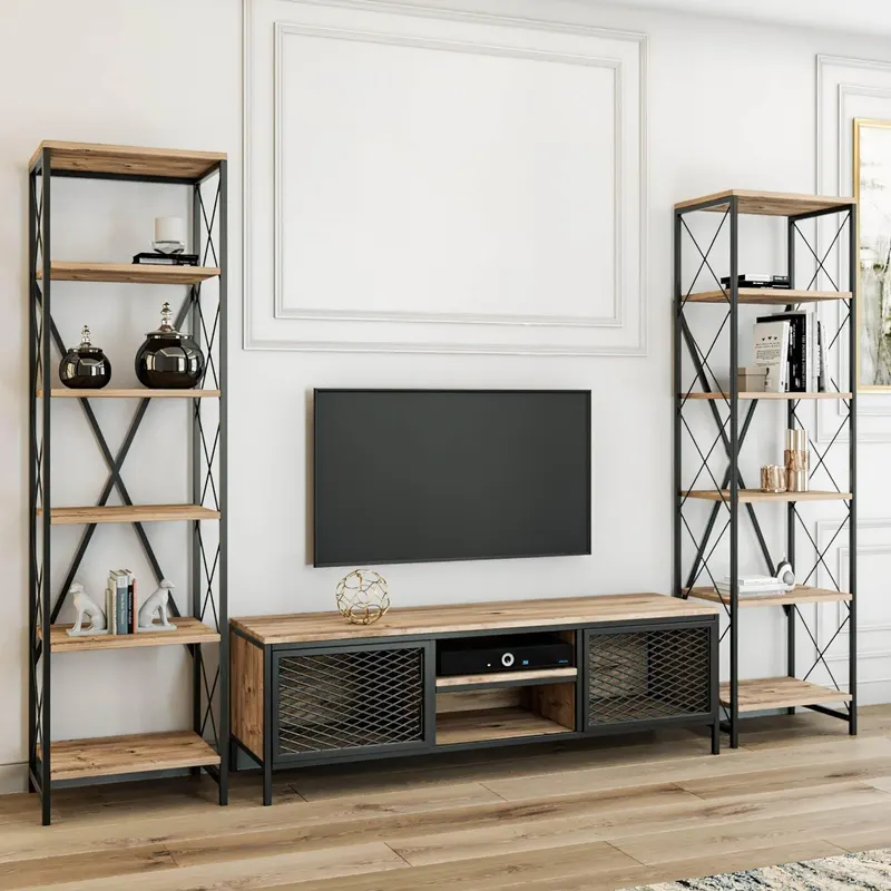 Comoda TV Bloon, Stejar, 150x40x47 cm - Stejar
