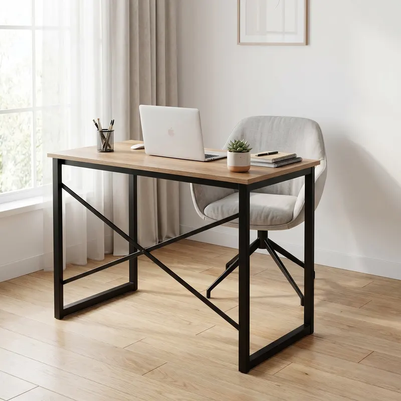 Birou MSE-657-6090S Home Collection® Connect, Natur, 90x60x73 cm - Natur
