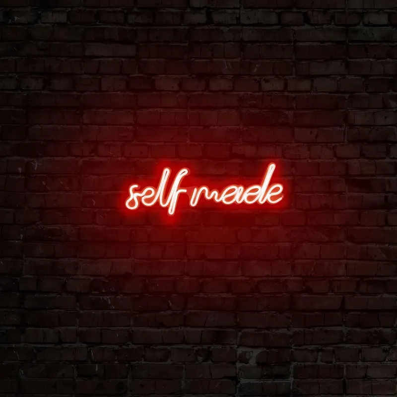 Aplica de Perete Neon Self Made, 48x16 cm - Rosu