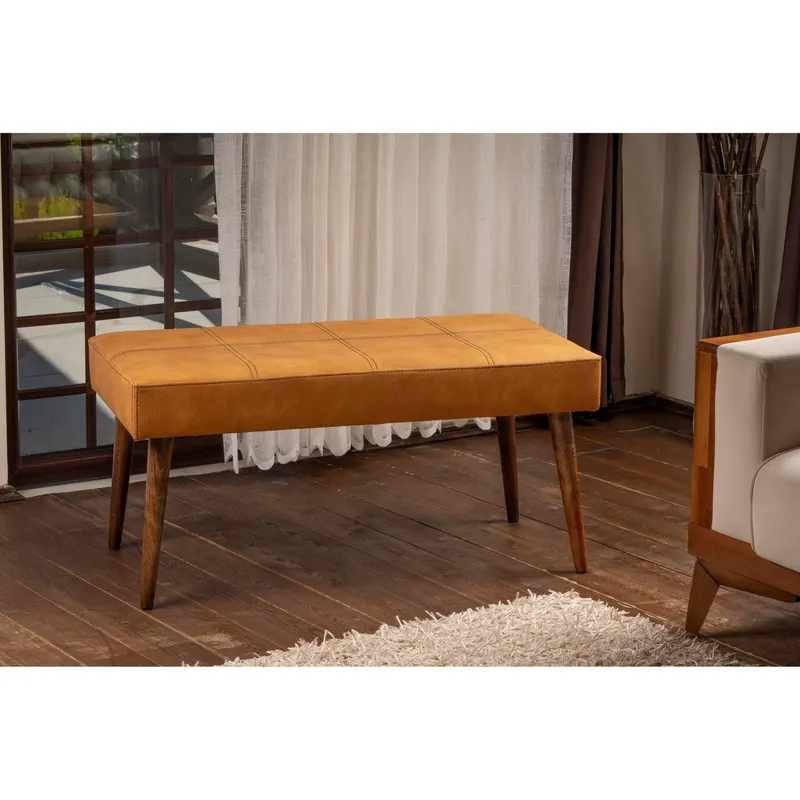 Taburet Elegant Pachira, 92x46x44 cm - Mustar