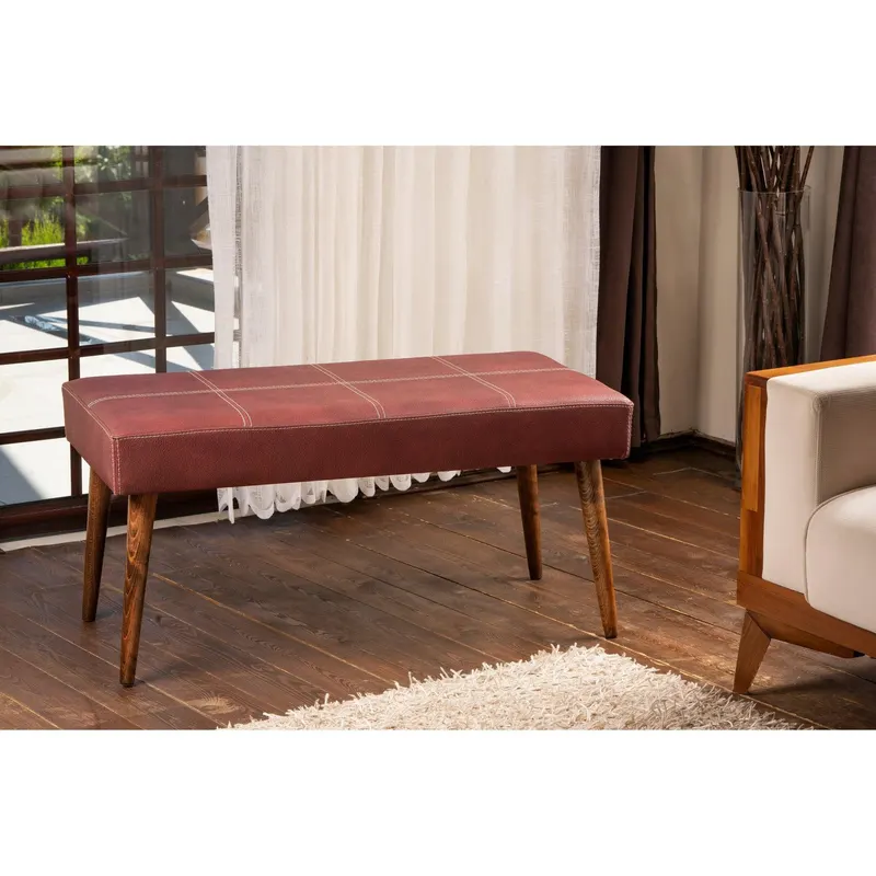 Taburet Elegant Pachira, 92x46x44 cm - Rosu