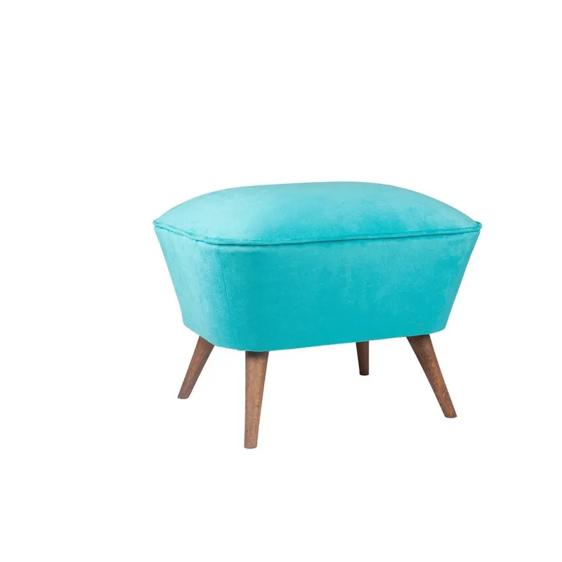 Taburet Chic Raffet, 57x45x45 cm - Turcoaz