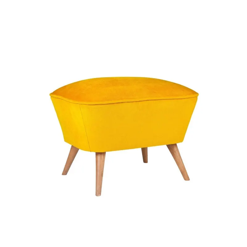 Taburet Chic Raffet, 57x45x45 cm - Galben