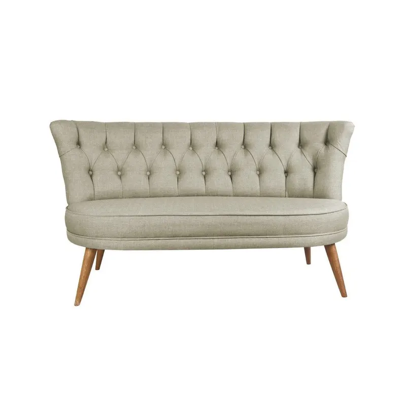 Canapea Fixa cu 2 Locuri Richland Loveseat, 140x71x80 cm - Gri