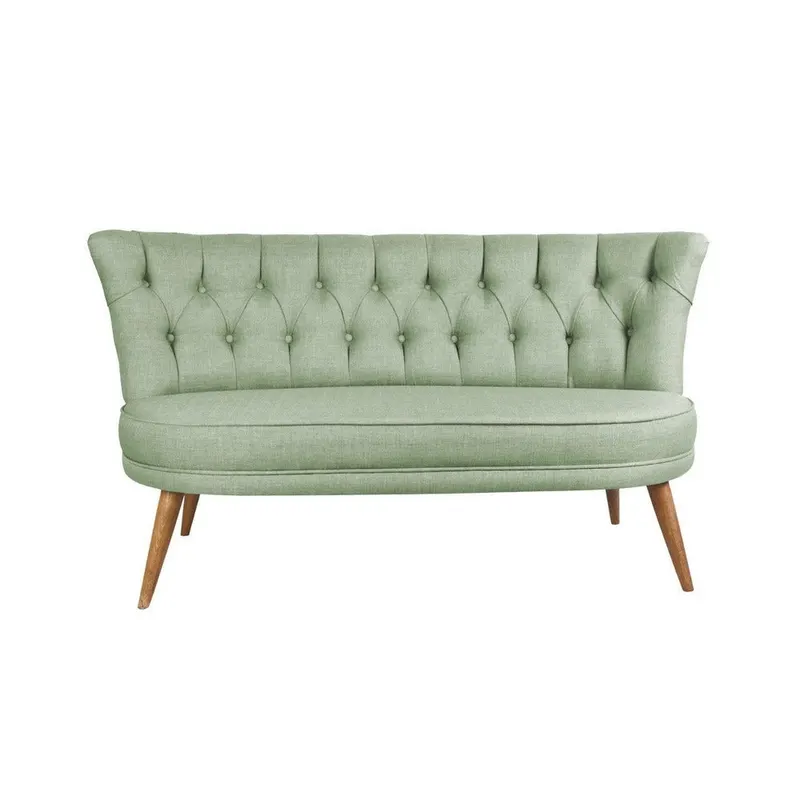 Canapea Fixa cu 2 Locuri Richland Loveseat, 140x71x80 cm - Verde