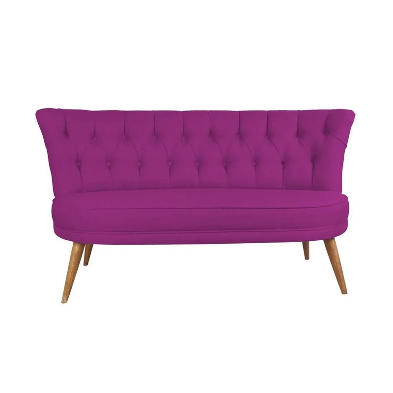 Canapea Fixa cu 2 Locuri Richland Loveseat, 140x71x80 cm - Mov