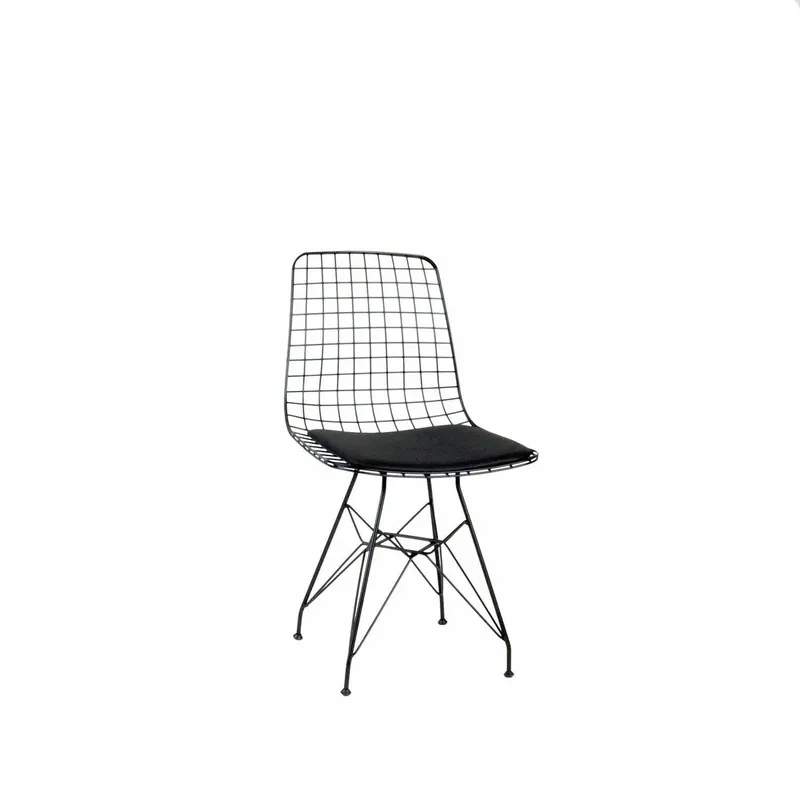 Scaun metal Frame, Negru, 53x80x51 cm - Negru