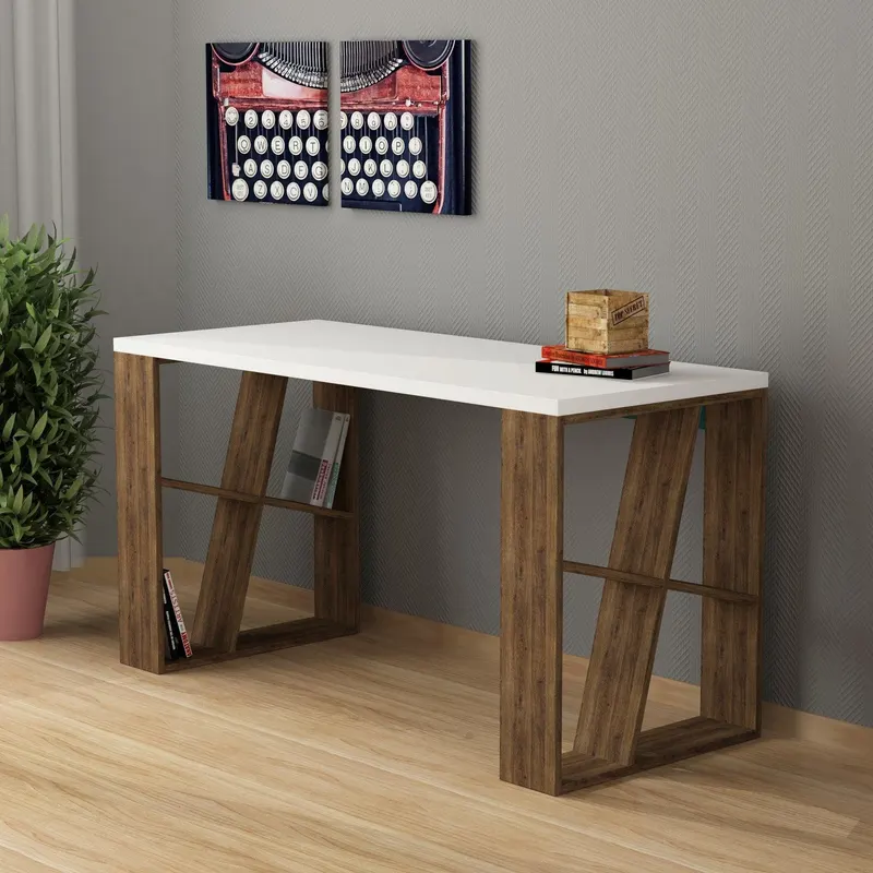 Birou Perla, 140x75x60 cm - Lemn Natural