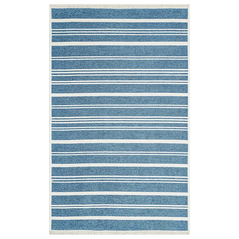 Covor de living / dormitor Maze Home Mondo Reversibil, Dream Blue 02 (diverse dimensiuni), 120x180 cm - 80 x 150 / Albastru