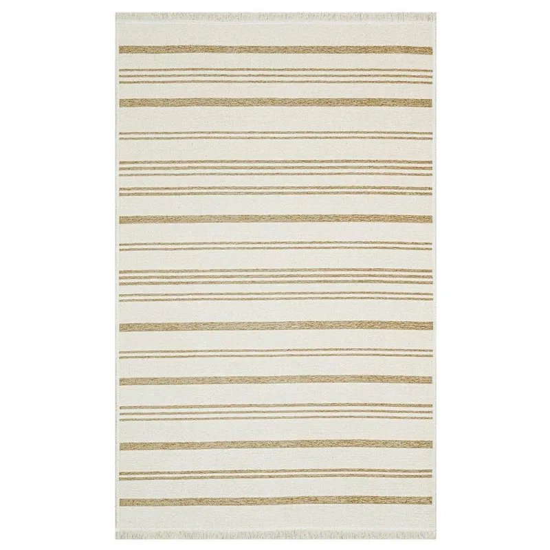 Covor de living / dormitor Maze Home Mondo Reversibil, Cream Beige 02 (diverse dimensiuni), 120x180 cm - 80 x 150 / Bej