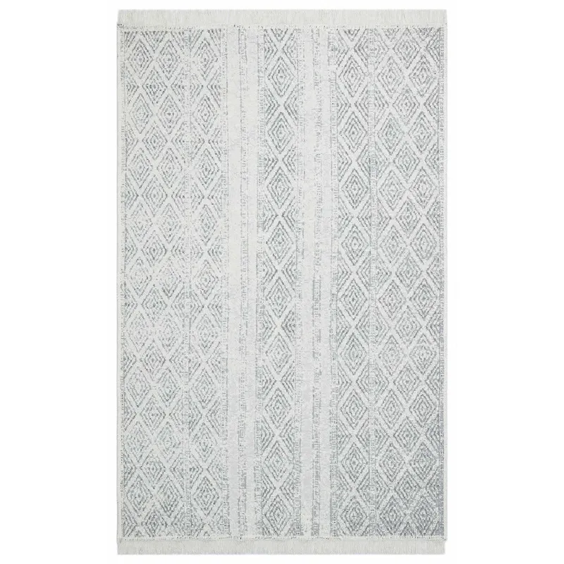 Covor de living / dormitor Maze Home ARYA Reversibil, Lavabil, Stone Grey, 120x180 cm - Multicolor / Gri