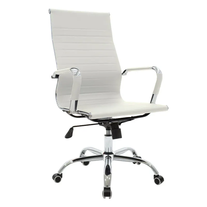 Scaun birou Valter PU 55x58x108cm - Alb