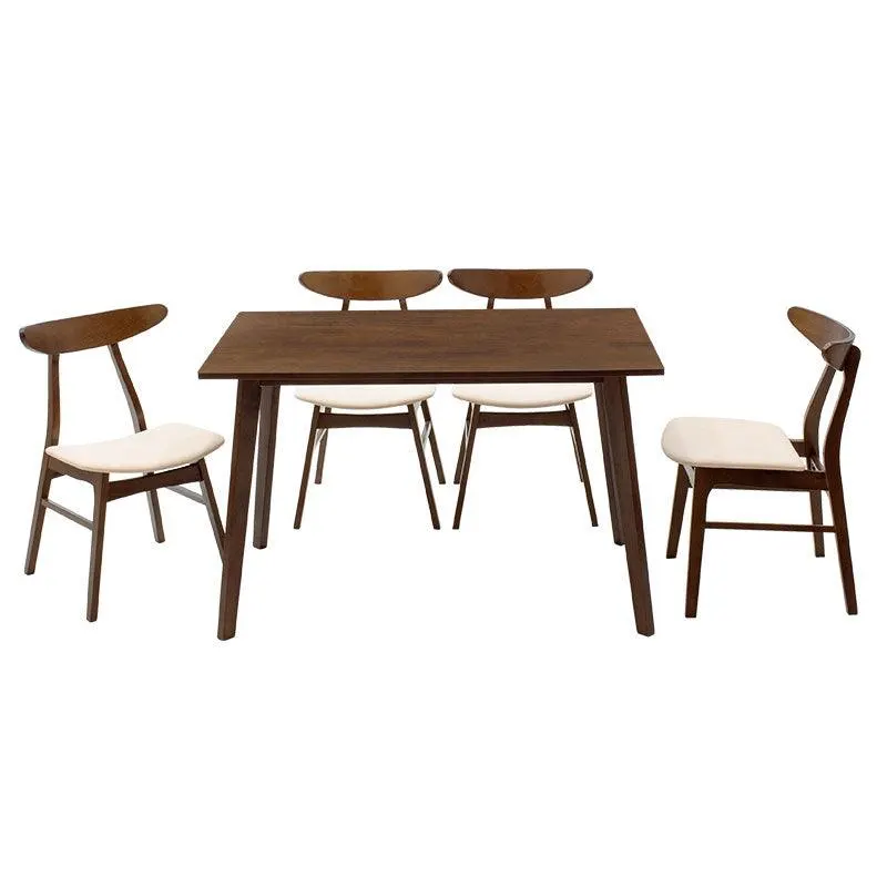 Set de Masa Benson - Orlean 5 bucati 120x80x75cm - Nuc