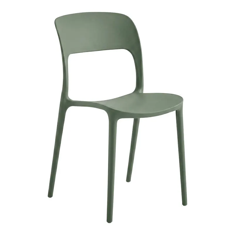 Scaun exterior Zanna stackable, 40x53x78 cm - Verde