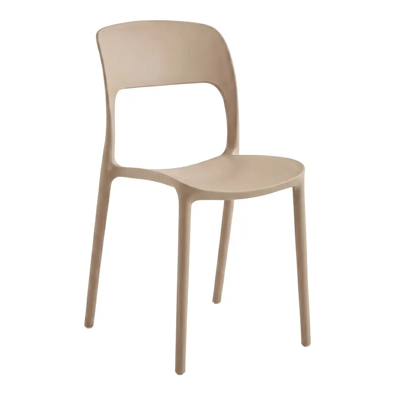 Scaun exterior Zanna stackable, 40x53x78 cm - Crem