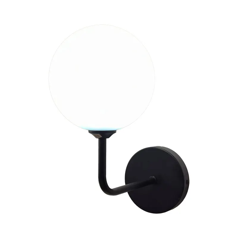 Aplica de perete cu functie G9 Cebron, metal, Negru-Alb, 15x25x28 cm - Negru