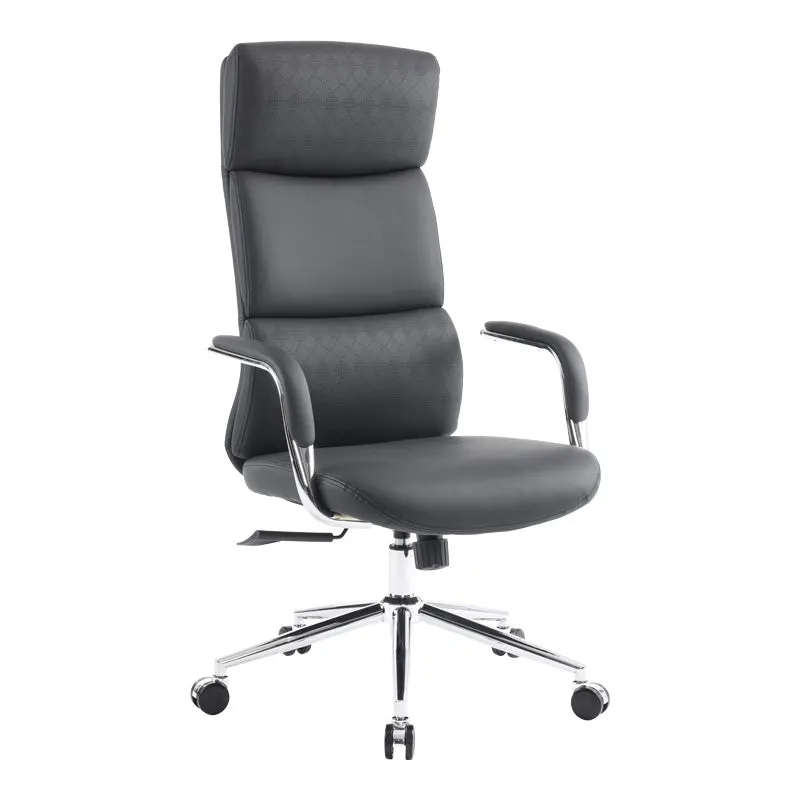 Scaun de birou managerial cu functie de ajustare Bendona, Negru, 71x78x119-127 cm - Negru