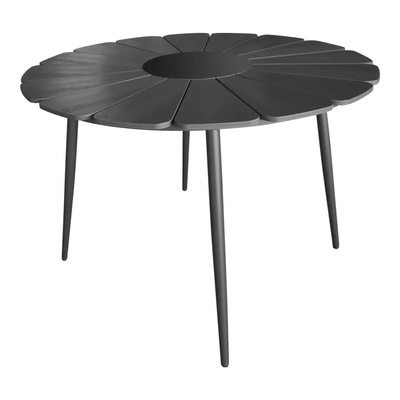 Masa Pinap, Negru, 110x74 cm - Negru