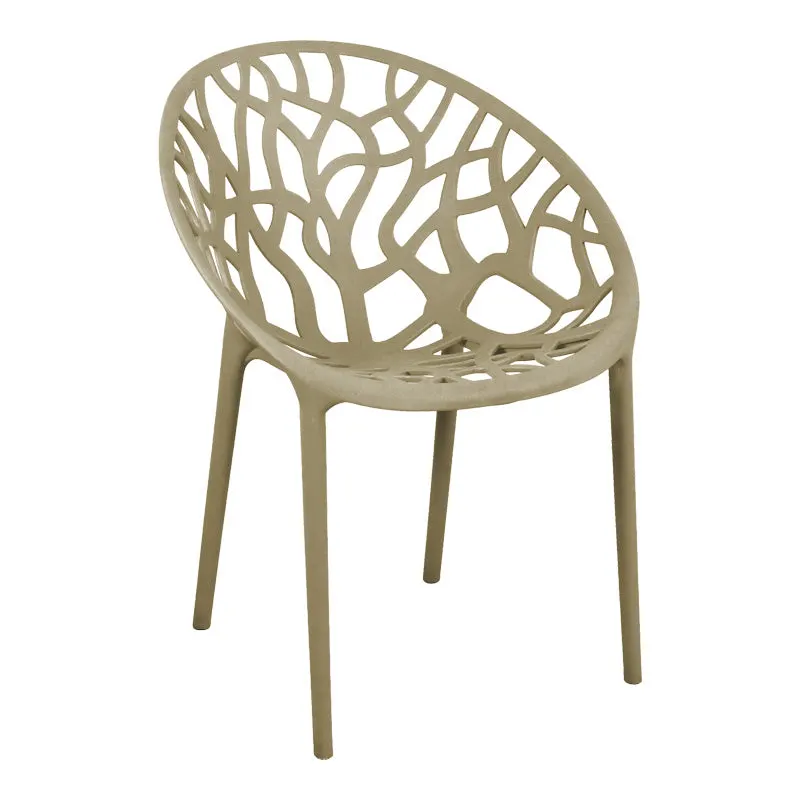 Scaun Daren de Crem, 59x60x80 cm - Bej