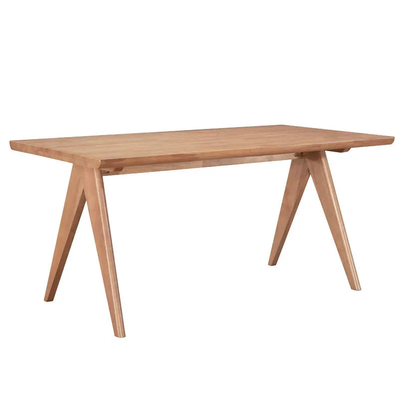 Masa Winslow, Arbore de cauciuc, Nuc deschis, 200x85x75 cm - Nuc