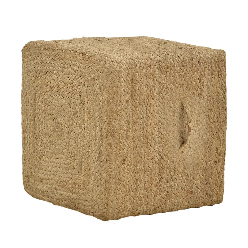 Taburet Tresa Boho, Natural, 40x40x40 cm - Natur