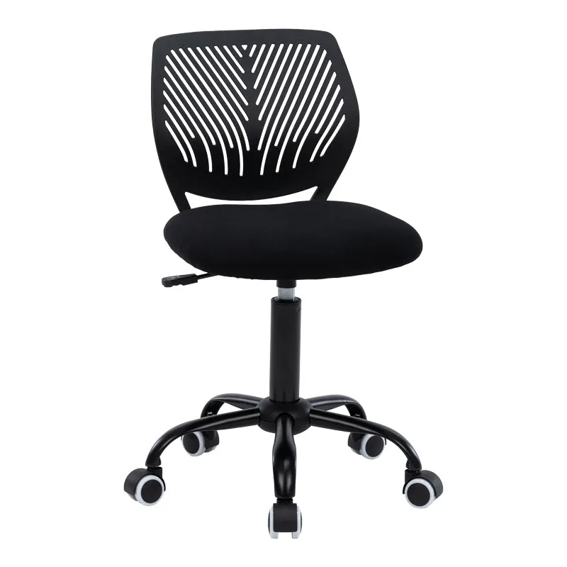 Scaun birou copii Kador, Negru, 52x52x72-94 cm - Negru