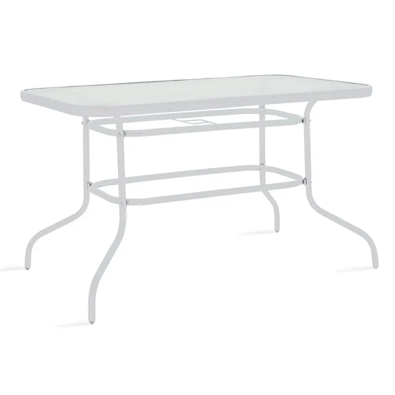 Masa de Gradina Valor, Alb, 120x70x70 cm - Alb