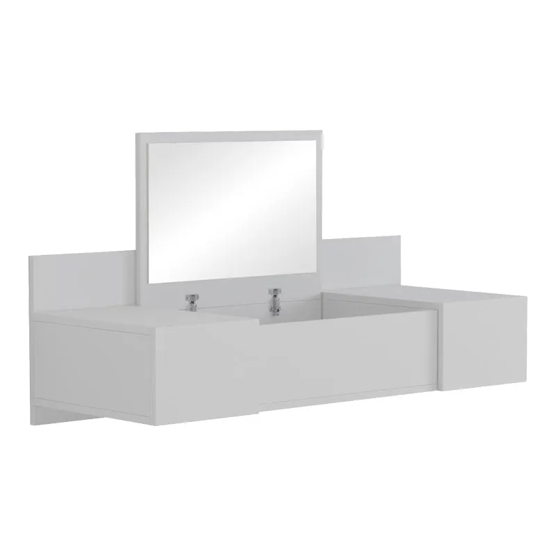 Masa de toaleta Paltar, Alb, 100x39x33 cm - Alb