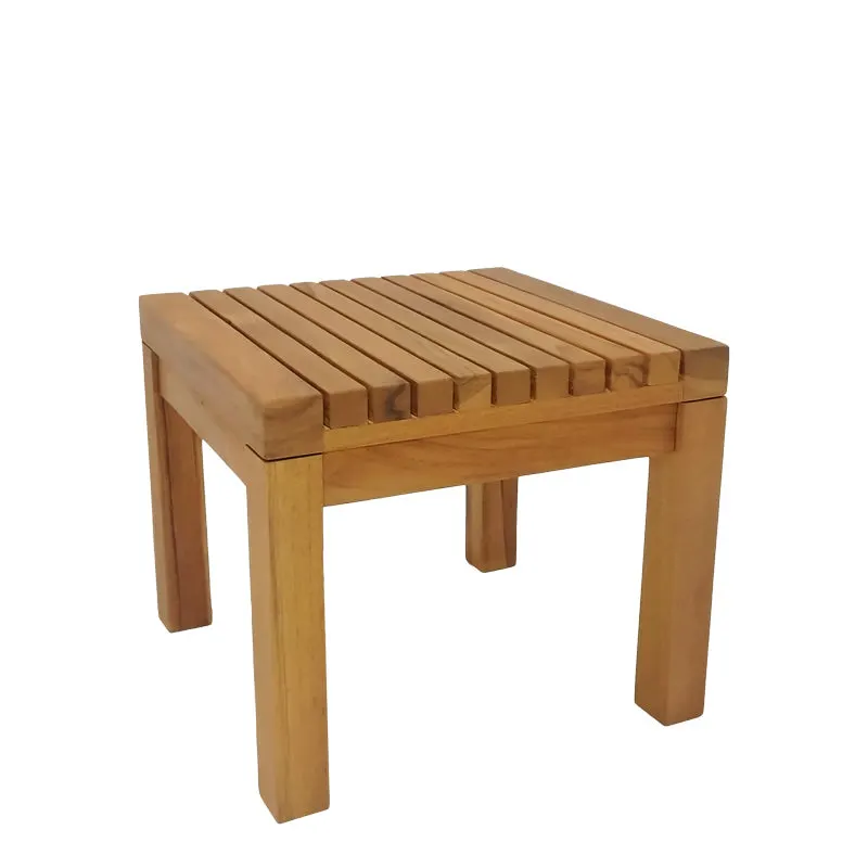 Masa de plaja Poly Boho, Natural, 35x35x30 cm - Natur