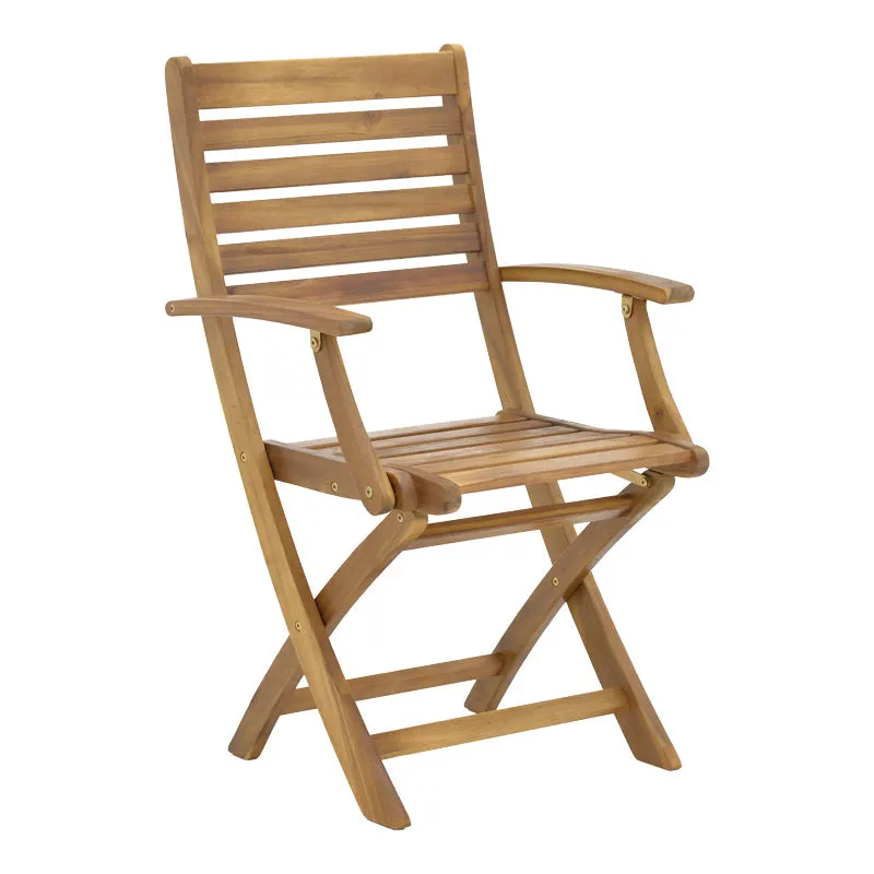 Scaun pliabil de gradina Gorpo, Maro, 57x59x93 cm - Natur