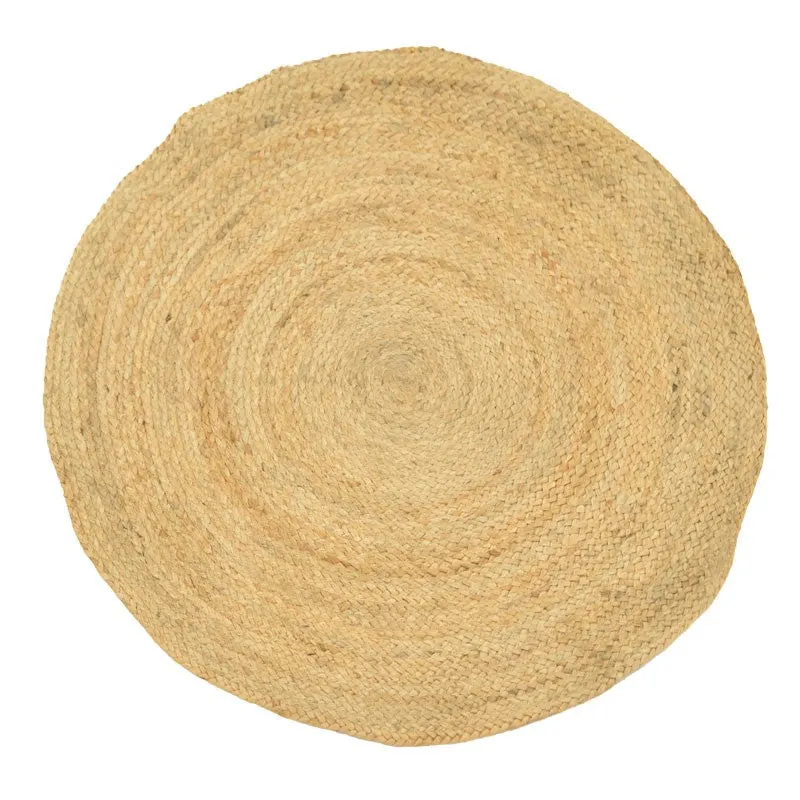 Covor Solon iuta, Natural, 120x120 cm - Natur