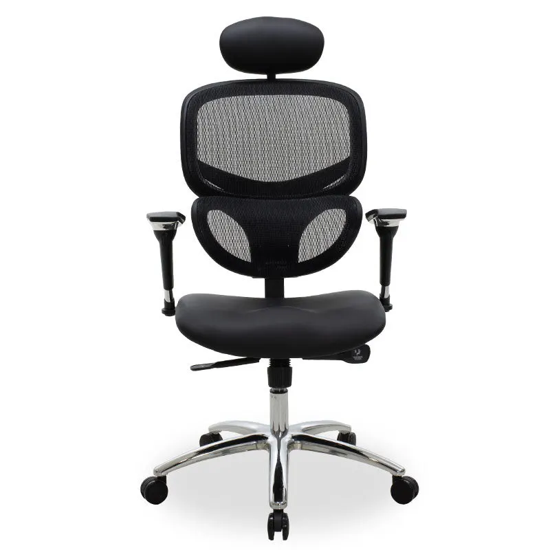 Scaun de birou manager, neagra, 65x65x122 cm - Negru
