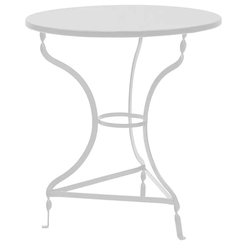 Masa Noah, Metal, D70x72 cm - Alb