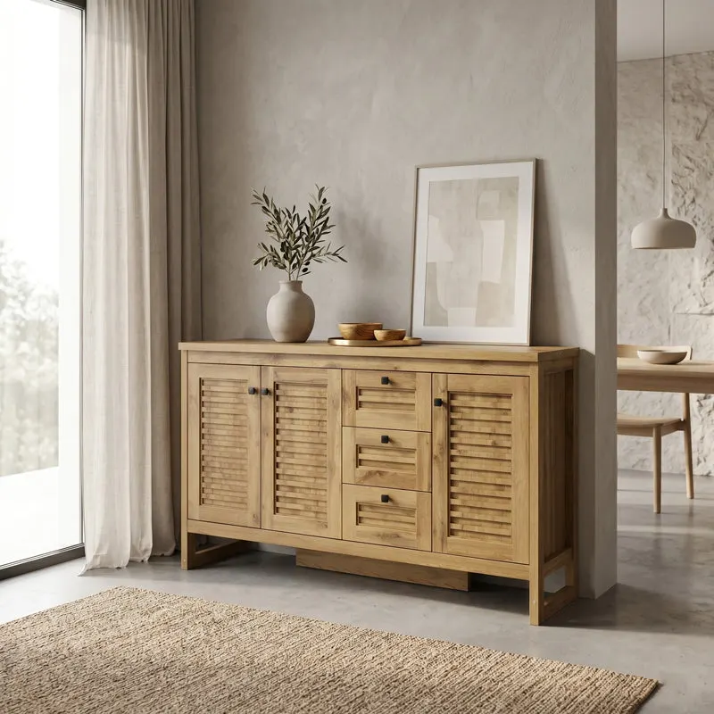 Comoda Beles, Sonoma, 160x40x94 cm - Sonoma