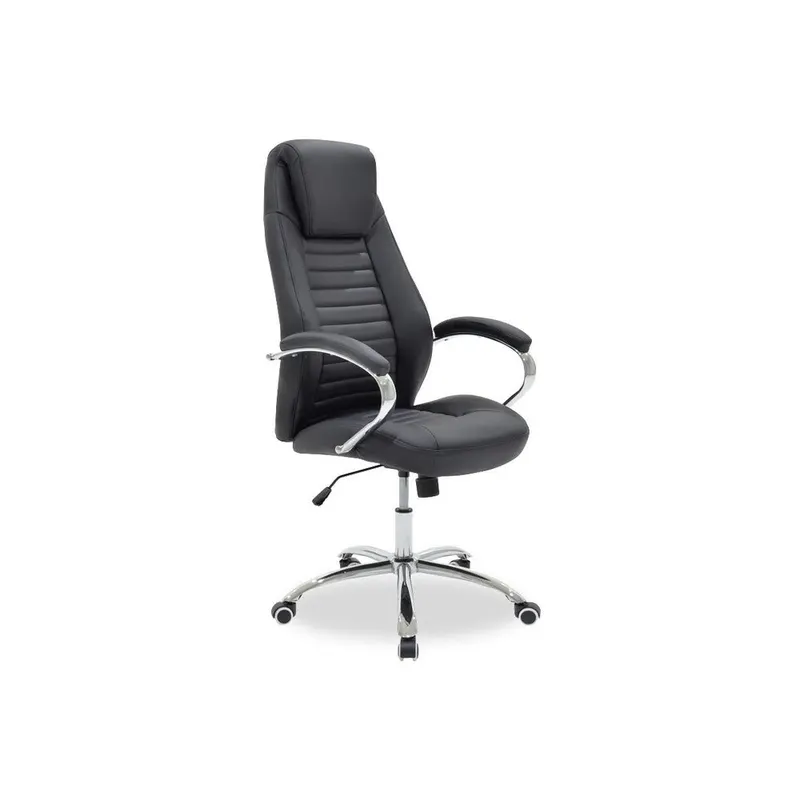 Scaun de birou manager Sonar, 57x61x120 cm - Negru