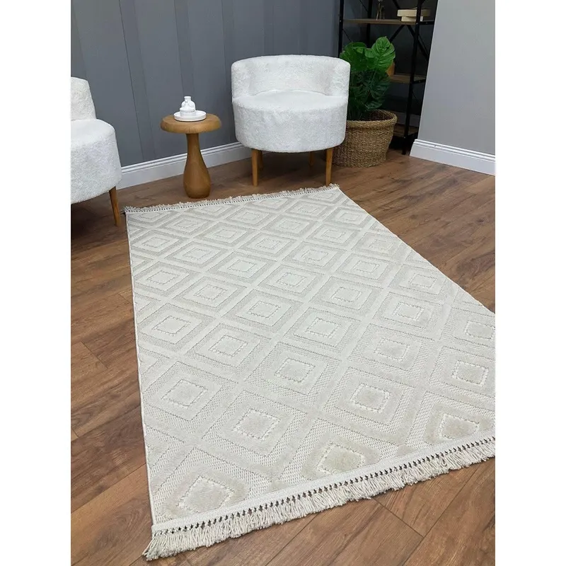 Covor Dizayn (diverse dimensiuni) - Bej / 80 x 150