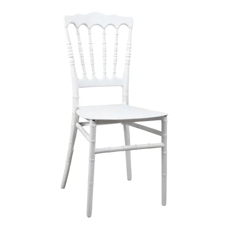 Scaun Napoleon, alb, 38x46x89 cm - Alb