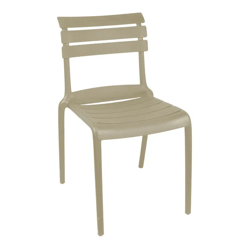 Scaun stivuibil cu funcție cappuccino Almea, Polipropilenă, 42x55x82 cm - Bej